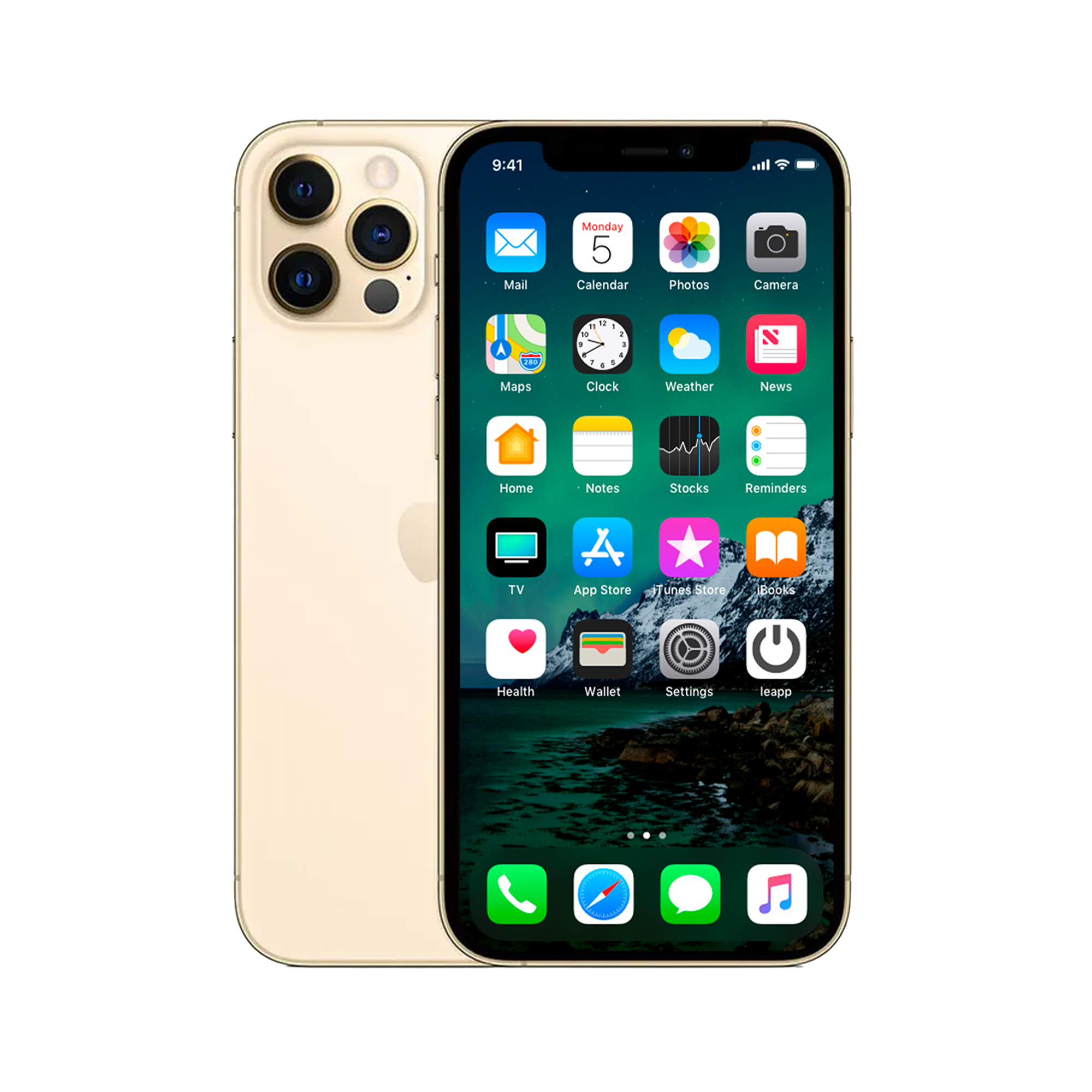 Refurbished iPhone 12 Pro Max 128 GB Goud Als nieuw + Nieuwe batterij