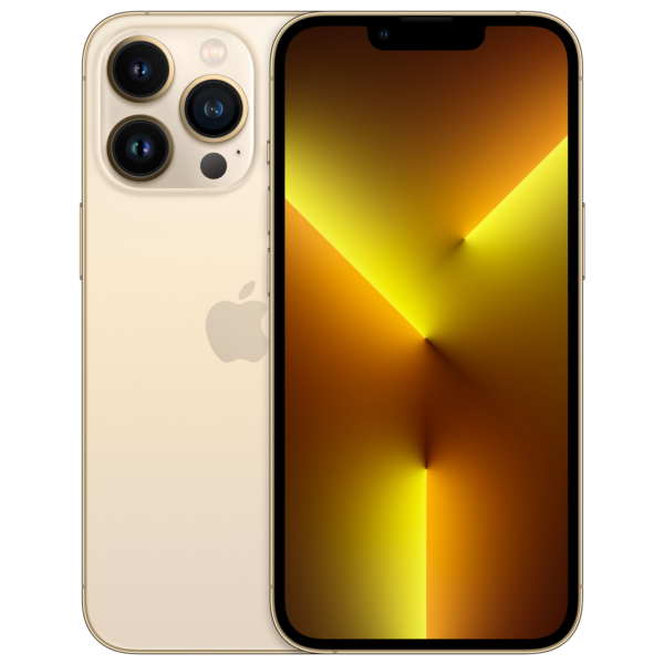 Refurbished iPhone 13 Pro 128 GB Goud Als nieuw + Nieuwe batterij