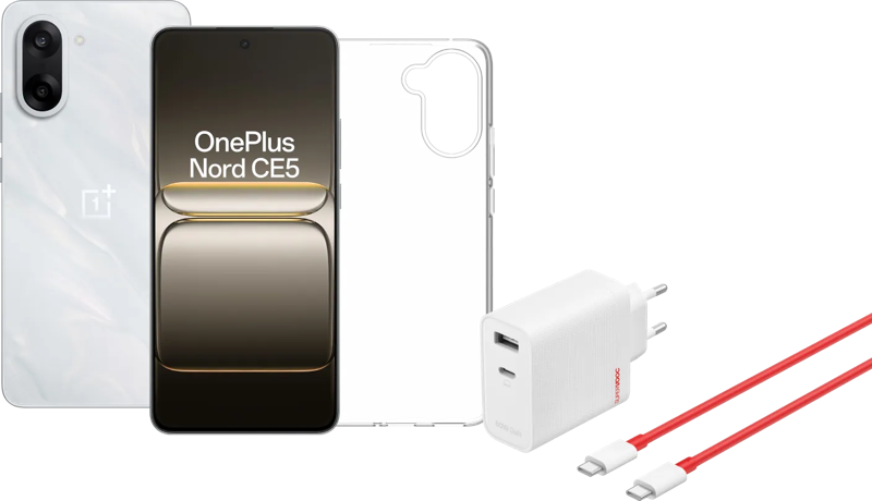 OnePlus Nord CE 5 128GB Wit 5G + Accessoirepakket