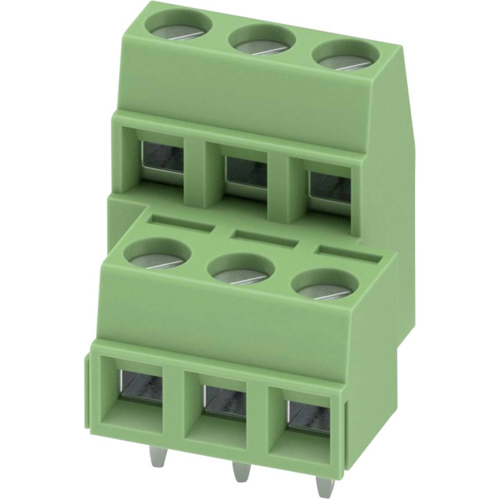 Phoenix Contact 1726053 Printplaatklem Aantal polen 6 Groen 250 stuk(s)