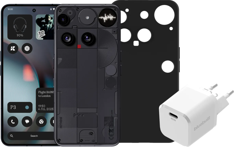 Nothing Tech Nothing Phone (3) 512GB Zwart 5G + Accessoirepakket