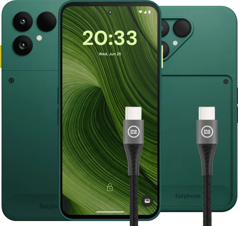 Fairphone 6 256GB Groen 5G + Accessoirepakket