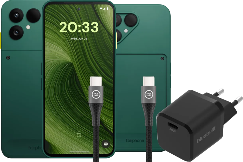 Fairphone 6 256GB Groen 5G + Compleet Accessoirepakket