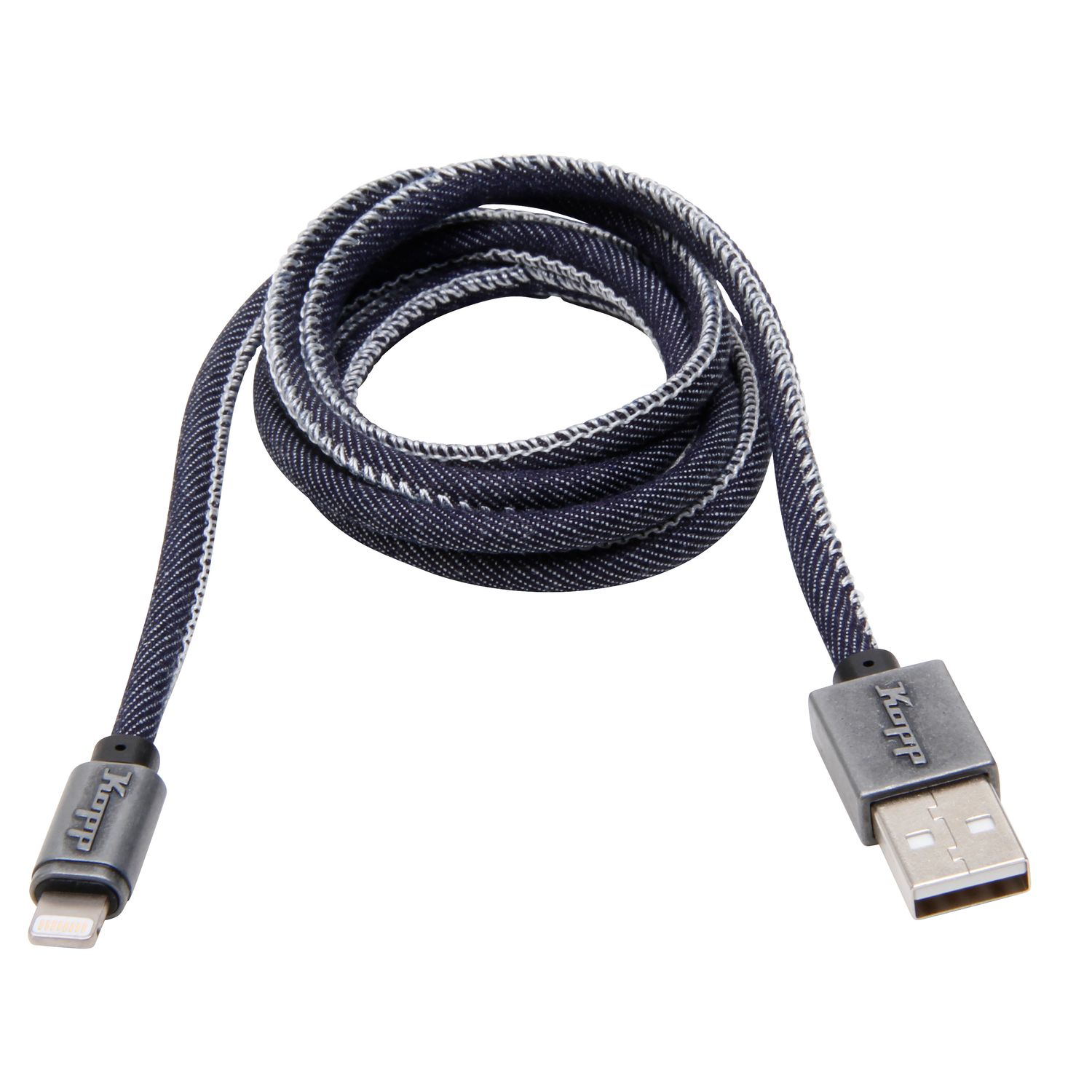 Kopp Usb Lightning Kabel 1m Demin Look