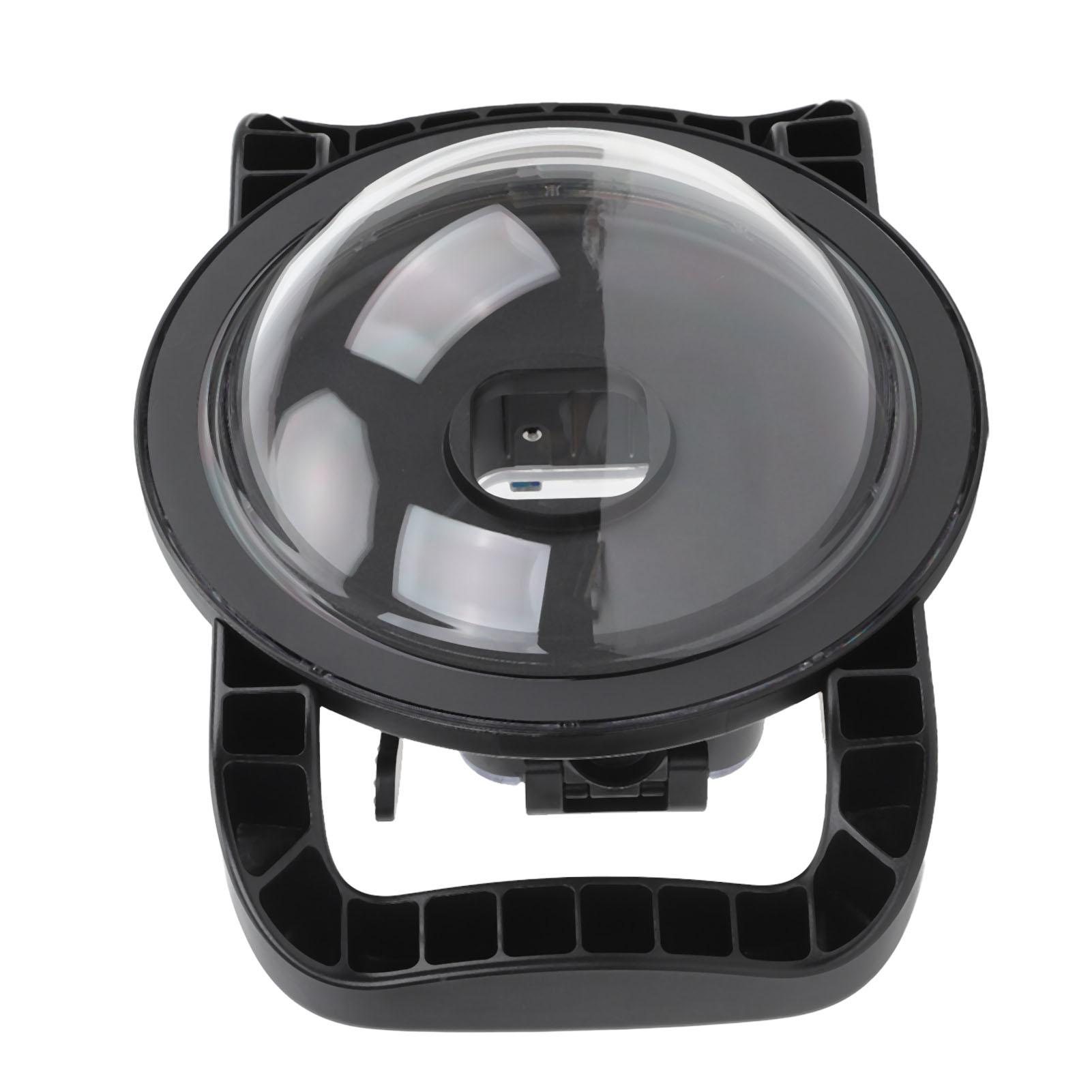 Igeteck Onderwater Dome Poort voor Ace Pro Ace Actiecamera Waterdichte Behuizing met Dubbele Handgreep voor 30M