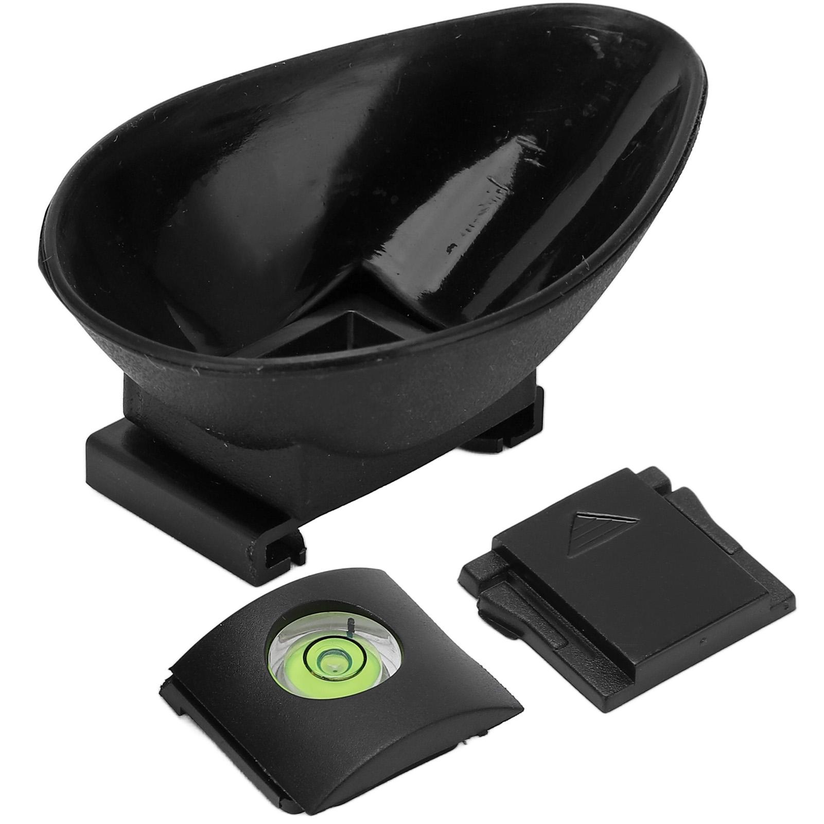 Koogeelife Camera Oculair Oogschelp Zoeker Beschermer voor EOS 760D 750D Camera met Flitsschoen Afdekking