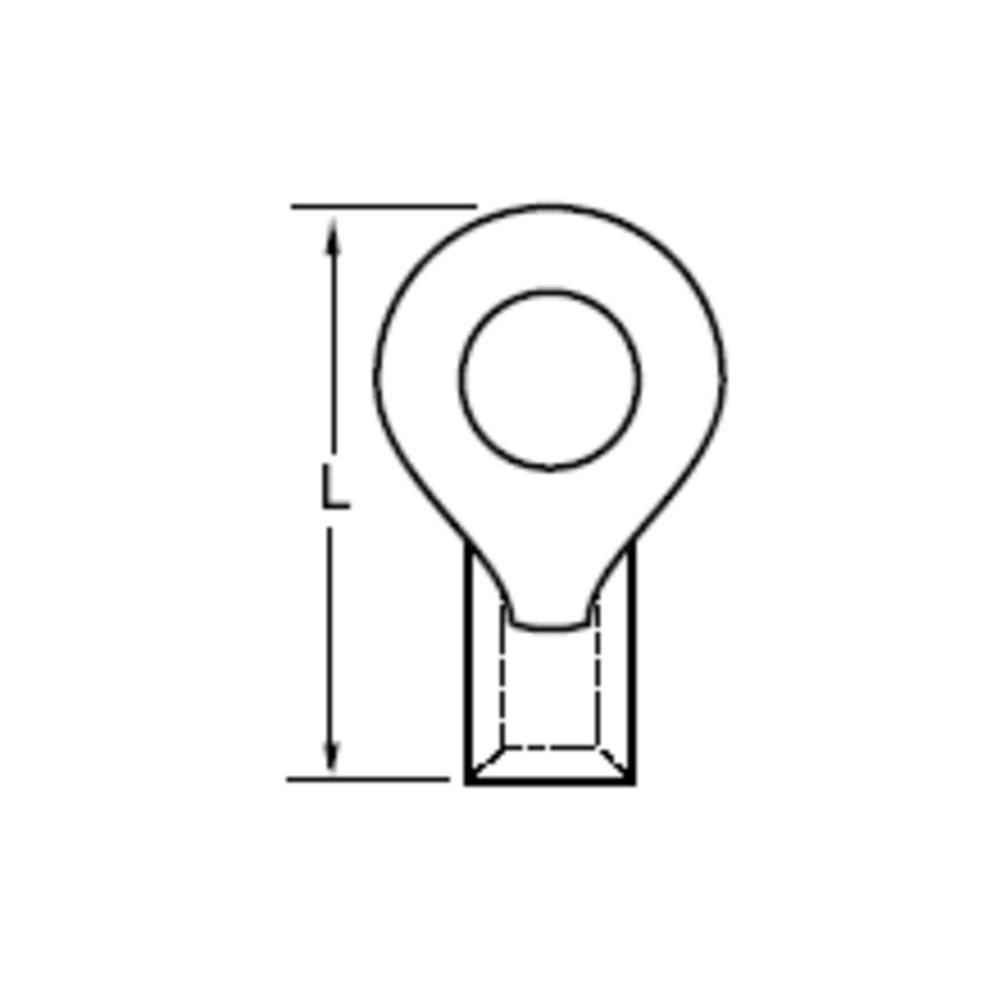 Molex 191930202 Ringkabelschoen 1 stuk(s) Bulk