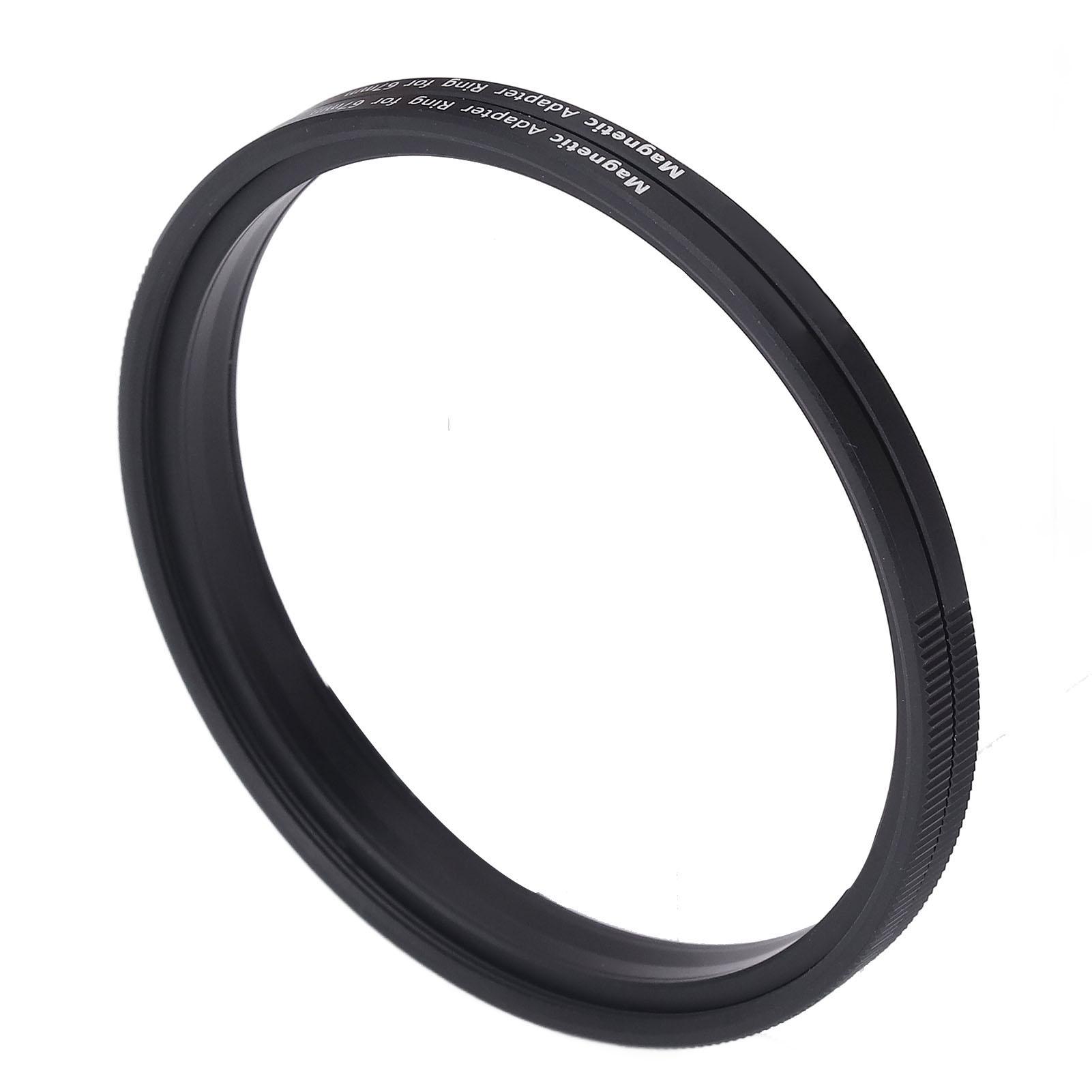 Automobile and motorcycle supplies Filteradapterring 67‑67mm Aluminiumlegering Schroefdraadfilter naar Magnetische Filteradapterring voor