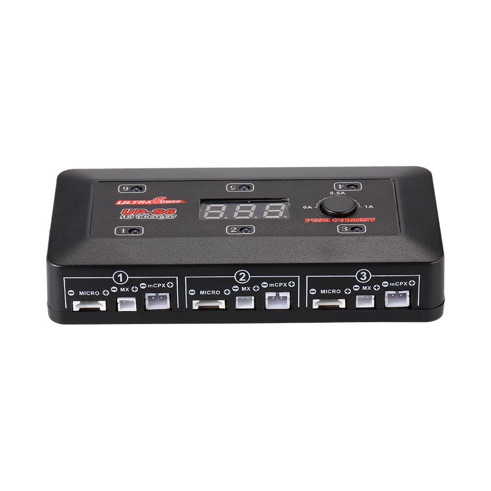 Andoer Ultra Power UP-S6 1S Lipo LiHv Batterijlader met MICRO MX mCPX USB NICE zwart