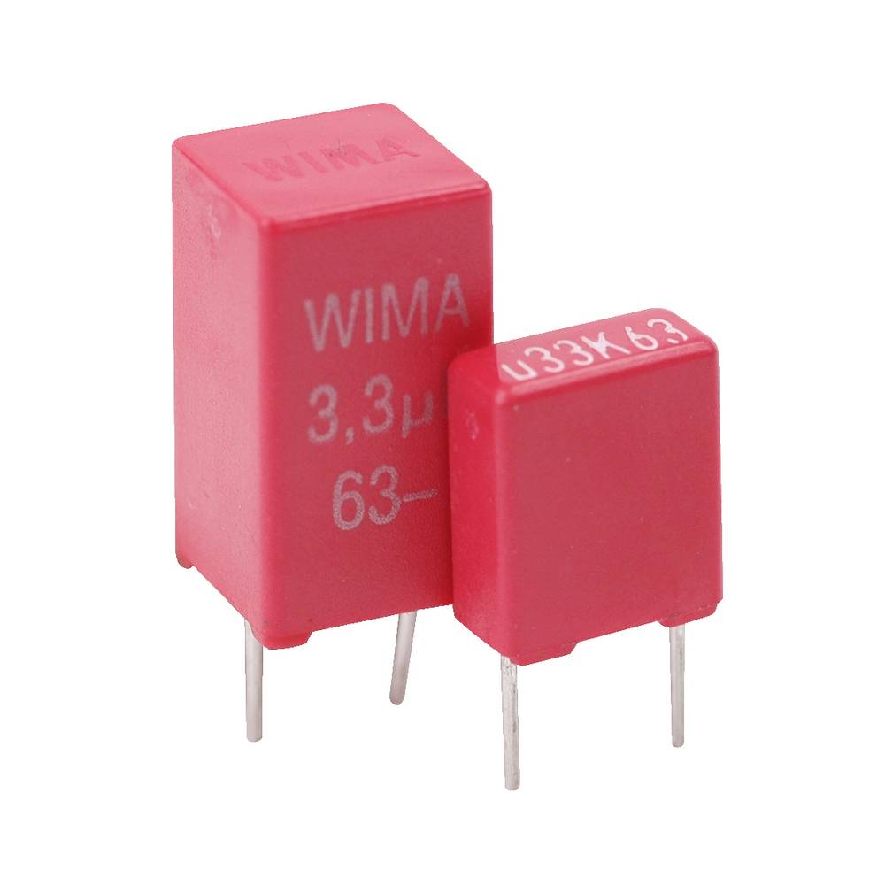 Wima 1 stuk(s) MKT-foliecondensator (l x b x h) 7.2 x 3.5 x 8.5 mm
