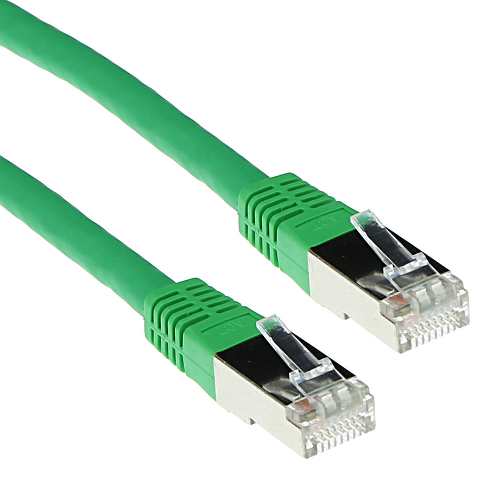 ACT FB9715 LSZH SFTP CAT6 Patchkabel Groen - 15 meter