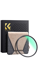 K&F Concept UV Filter - Nano X PRO met Copper Frame - 52mm