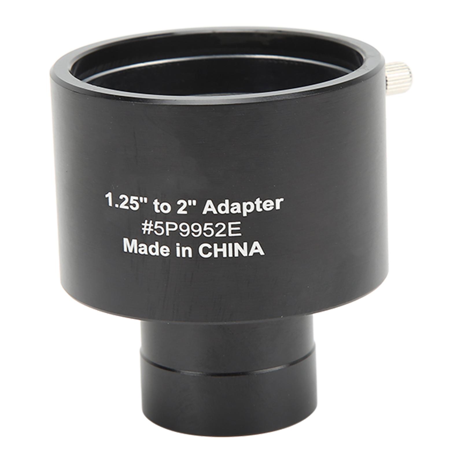 Koogeelife 1.25 naar 2 Telescoopadapter Telescoop T-ring Aluminiumlegering 1.25in Poort naar 2in Poort Adapter voor