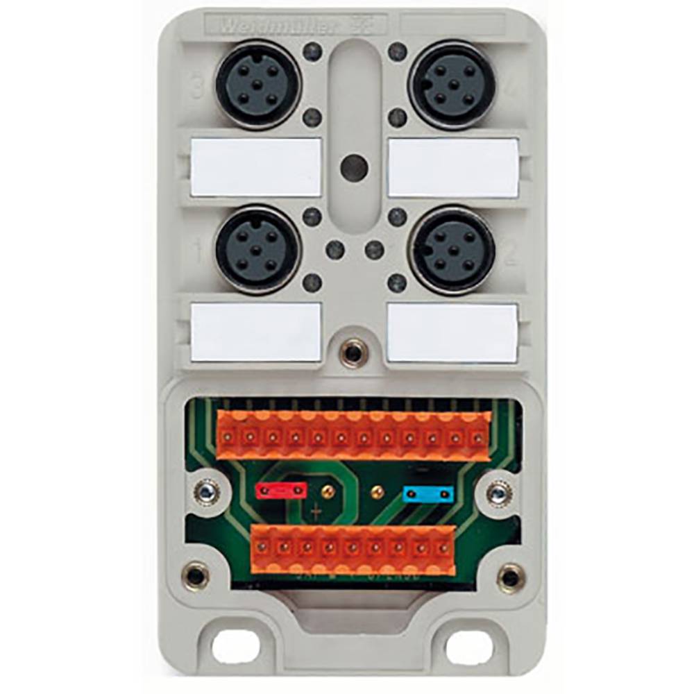 Weidmüller SAI-4-M M12 1:1 SO UT 1044340000 Passieve sensor/actorbox M12-verdeler met kunststof schroefdraad 2 stuk(s)
