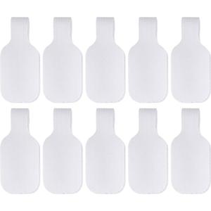 SpeaKa Professional SP-13756880 Kabelmarkering Markeringsvlak: 20 x 38 mm Wit 10 stuk(s)