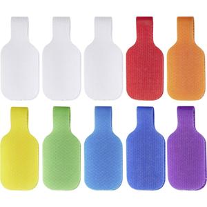 SpeaKa Professional SP-13756884 Kabelmarkering Markeringsvlak: 20 x 38 mm Wit, Rood, Oranje, Geel, Groen, Hemelsblauw, Blauw, Violet 10 stuk(s)