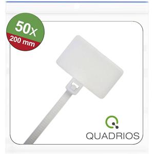 Quadrios 25CA581 25CA581 Kabelmarkering Markeringsvlak: 25 x 15 mm Wit 50 stuk(s)