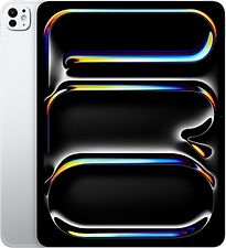 Apple iPad Pro 13 2TB [wifi + cellular, met nanotextuur glas, model 2024] zilver - refurbished