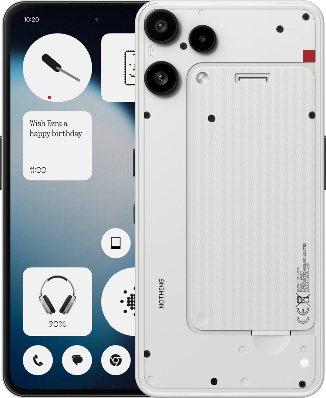 Nothing Tech Nothing Phone 3(a) Lite 128GB Wit 5G