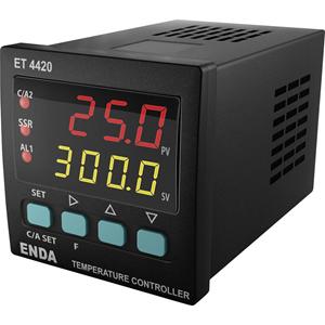 Enda PID Temperatuurregelaar Pt100, J, K, L, T, S, R, B -199.9 tot 1700 &deg;C (l x b x h) 87 x 48 x 48 mm