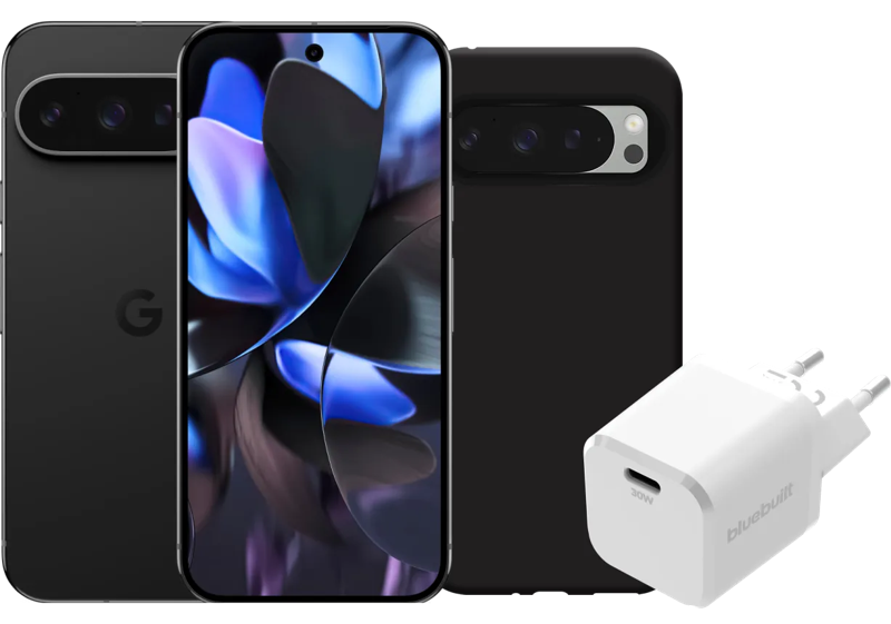 Google Pixel 9 Pro 256GB Zwart 5G + Accessoirepakket