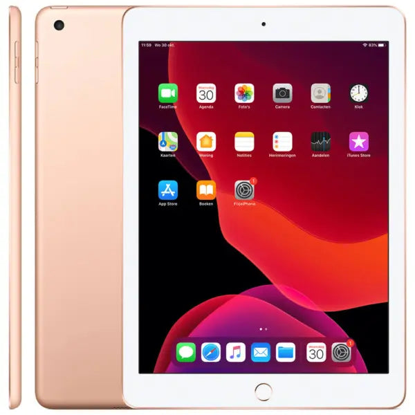 Refurbished iPad 2018 128 GB Goud Licht gebruikt
