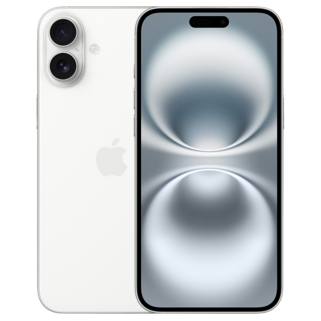 Refurbished iPhone 16 Plus 128 GB Wit Als nieuw