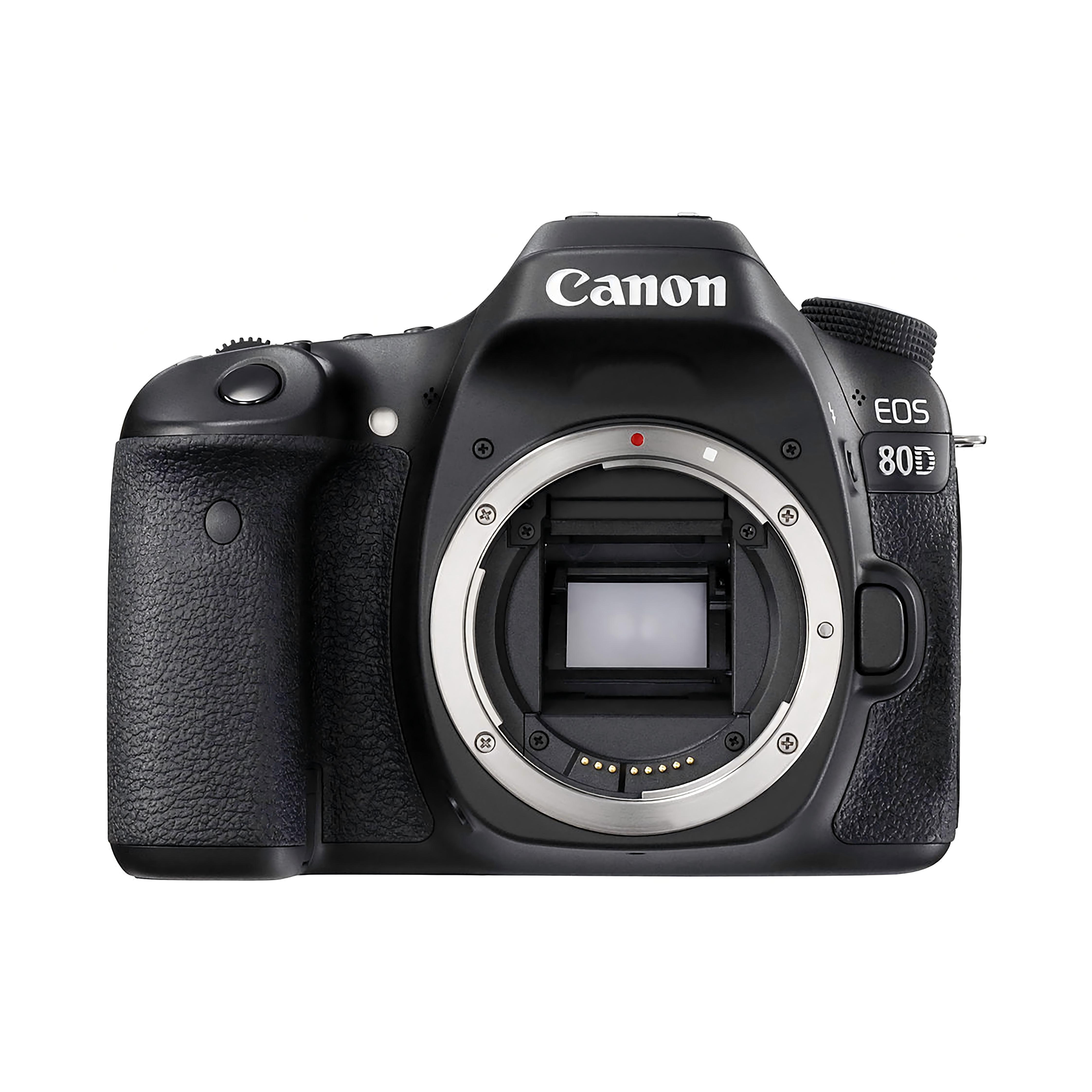 Canon EOS 80D DSLR Camera Body zwart