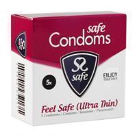 SAFE FEEL SAFE CONDOMS (ULTRATHIN) 5PC