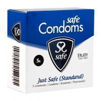 SAFE - Kondome mit silikonbasiertem Gleitmittel - Standard - 5 Stück