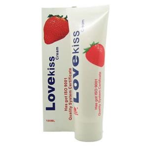 Love Kiss Aarbei Glijmiddel 100ml.