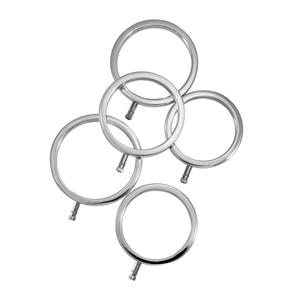 ElectraStim Solid Metal Cock Ring Set 5 Sizes