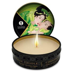 Shunga Mini Massagekaars 30 ml Groene Thee