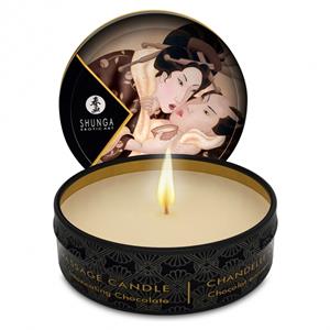 Shunga Mini Caress By Candelight Vela Masaje Chocolate 30 Ml