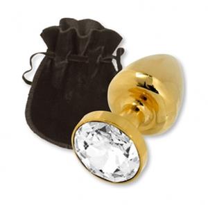 Rosebuds Crystal Gold Anaal Plug - Normaal