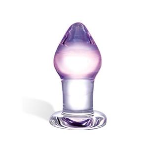 Glas Amethyst Rain Glazen Butt Plug