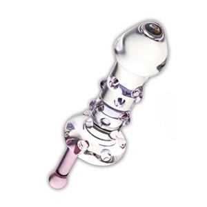 Gläs Candy Land Juicer Glass Dildo - Transparent