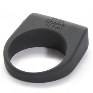 Fifty Shades of Grey Vibrerende Cock Ring Zwart