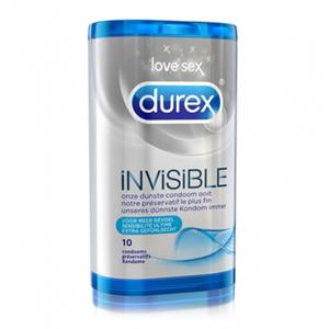 Durex Condoom Invisible, 10 Stuks