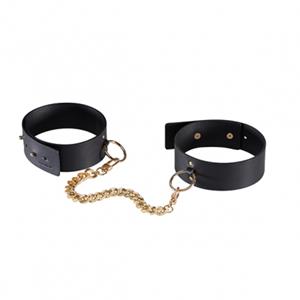 bijouxindiscrets Bijoux Indiscrets - Maze Ankle and Knee Cuffs Zwart