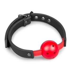 Easytoys Ball gag met bal van PVC - rood