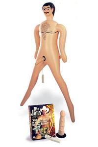 BIG JOHN PVC INFLATABLE DOLL WITH PENIS