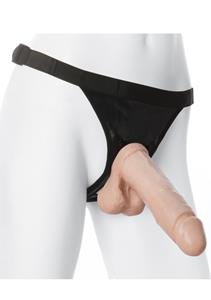 Doc Johnson Vac-U-Lock Harness 8 Inch Realistic Cock