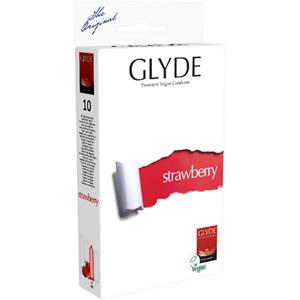 Glyde Ultra Aardbei - 10 condooms