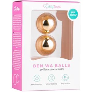 Easytoys Ben Wa Ballen 25 mm - Goudkleurig