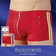 Svenjoyment Pants im Feuerwehr-Look, mit Swellfunktion