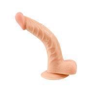 Naturdildo „Curved Passion“, 19 cm, mit Saugfuß