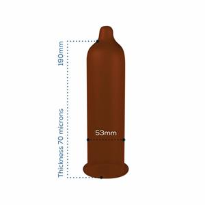 Pasante Chocolade Condooms 144 stuks