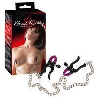 Bad Kitty Silikon Nippelklemmen mit Kette