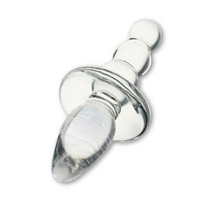 Glas Titus Beaded Glazen Butt Plug